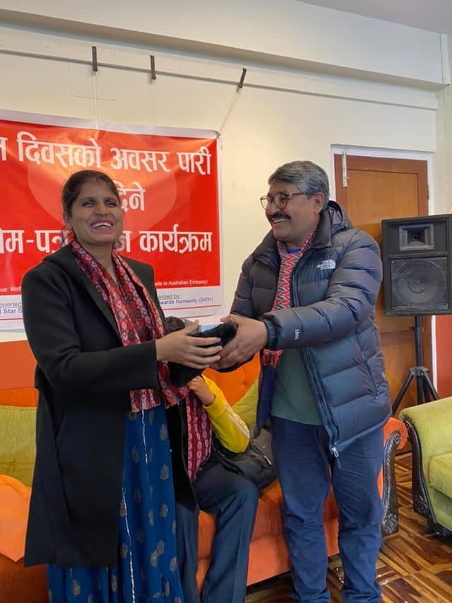 A unique event was organized by SATH on the occasion of Valentines’ Day, 2022, where PVIs expressed one’s feelings of love and tragedy in the form of letters.