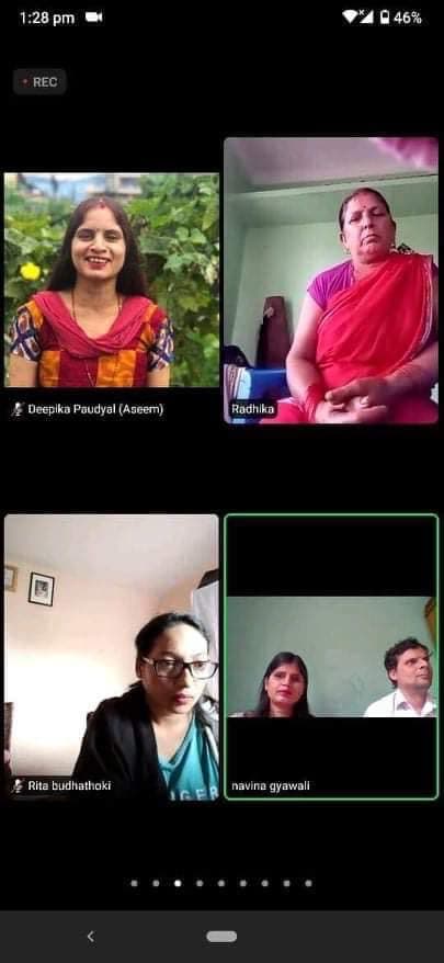 An online based sharing and motivation program was organized by SATH in June 2021 for PVIS and their families. This program proved beneficial for the participants as it included their sharing where they mentioned the change in perspective that the society has been expressing, as the PWDs grew up and started achieving a decent social status, contradicting to its perspective during birth which was PWDs cannot have a normal social life