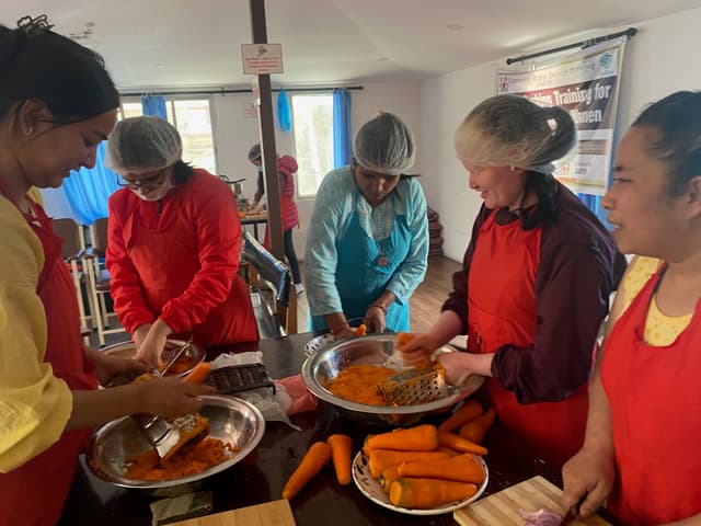 SATH conducted a project with Funding from Tewa, which was directed towards empowering WWVIs on the grounds of daily household management, the basics being cutting, cooking, serving and cleaning. The participants were motivated by the presence Chef Santosh Shah on the third day of the week long training. Similarly, celebrated actor, Ms, Reecha Sharma was the chief guest during the closing ceremony.
